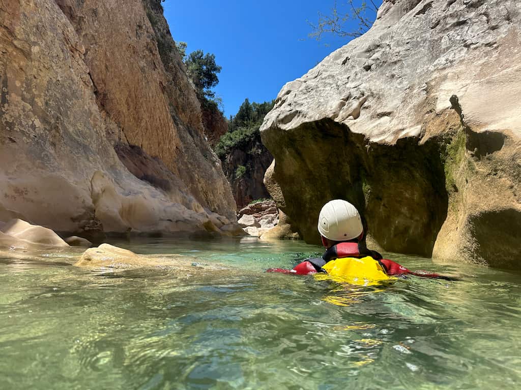 barranquismo en la Sierra de Guara